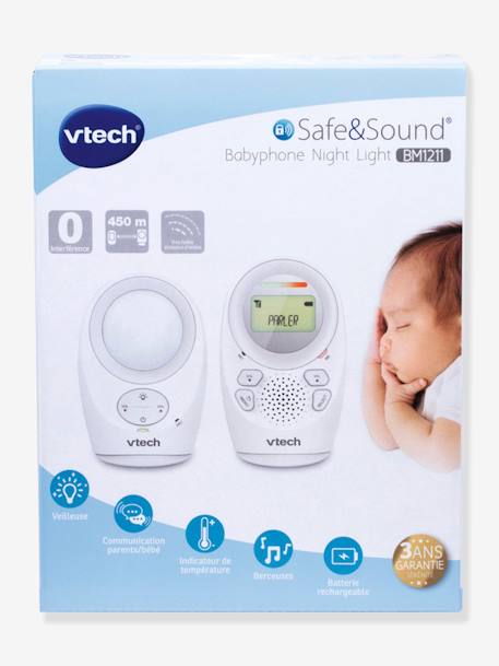 Babyphone Night Light BM1211 VTECH BLANC 2 - vertbaudet enfant 