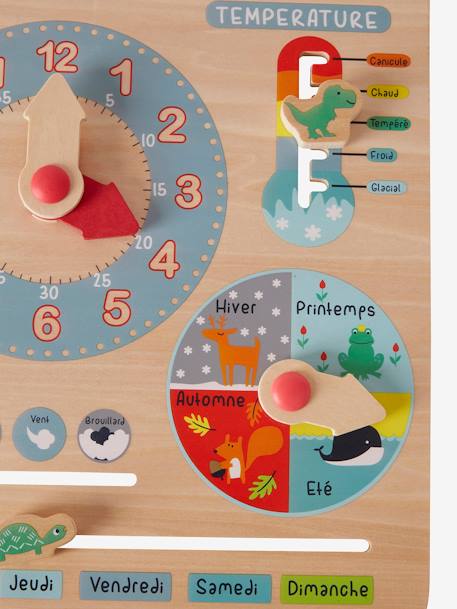 Calendrier en bois FSC® multicolore 7 - vertbaudet enfant 