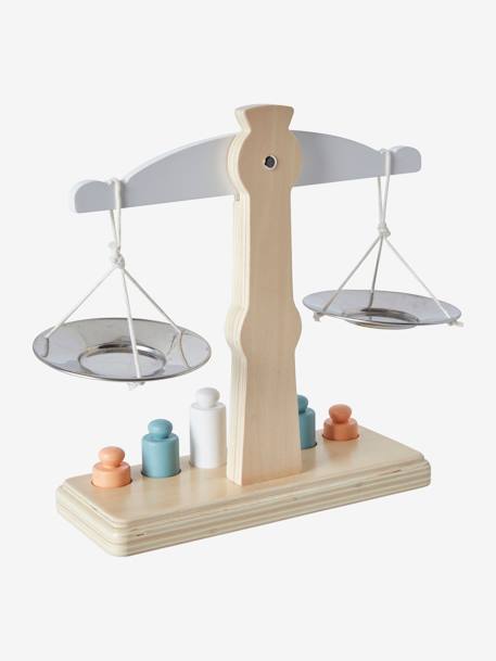 Balance à poids en bois FSC® multicolore 6 - vertbaudet enfant 