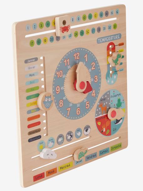 Calendrier en bois FSC® multicolore 3 - vertbaudet enfant 