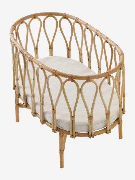 Lit poupon en rotin beige 6 - vertbaudet enfant 