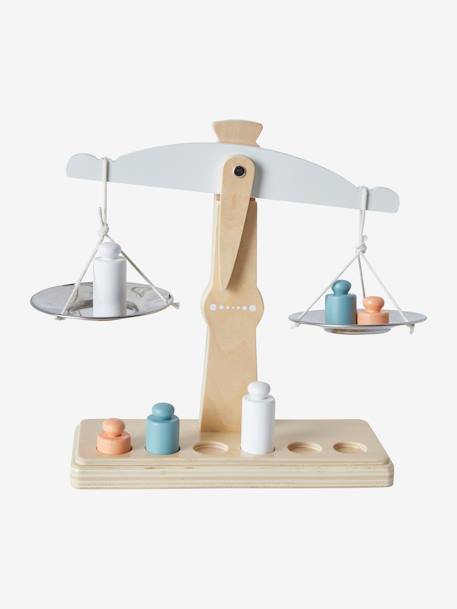 Balance à poids en bois FSC® multicolore 3 - vertbaudet enfant 