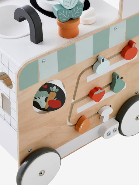 Ma première cuisine chariot de marche en bois FSC® blanc 9 - vertbaudet enfant 