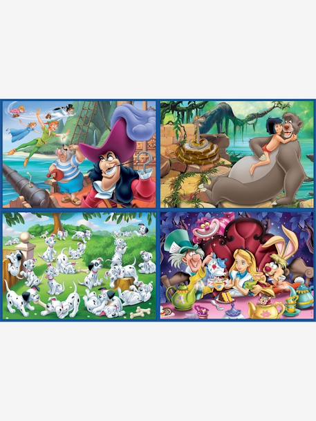 Lot de 4 puzzles progressifs 50 à 150 pièces Multi 4 Classiques Disney® EDUCA blanc 2 - vertbaudet enfant 