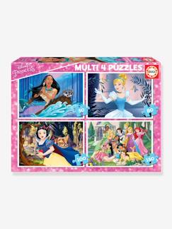 cadeaux-anniversaire-Jouet-Jeux éducatifs-Lot de 4 puzzles progressifs de 50 à 150 pièces Disney® Princesses EDUCA