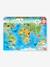 Puzzle 150 pièces Mappemonde Animaux EDUCA bleu 1 - vertbaudet enfant 