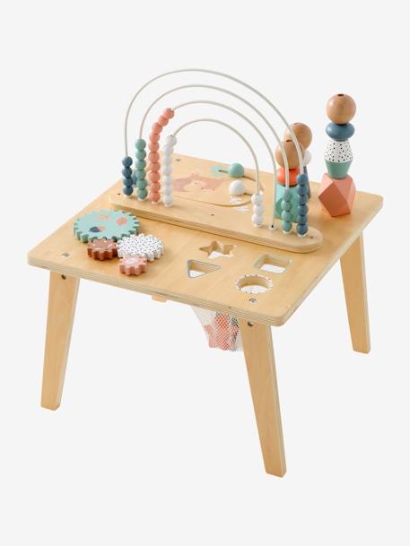 Table d'activités Arc-en-ciel en bois FSC® multicolore 5 - vertbaudet enfant 