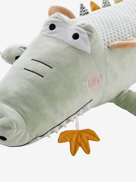 Grande peluche d'activités Crocodile vert 7 - vertbaudet enfant 