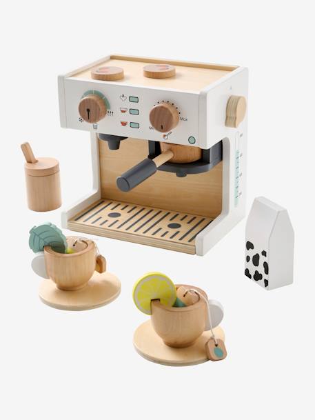 Machine à café et à thé en bois FSC® multicolore 5 - vertbaudet enfant 