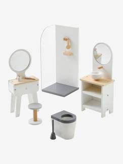 Jouet-Poupons et poupées-Mobilier de salle de bain pour poupée mannequin en bois FSC®