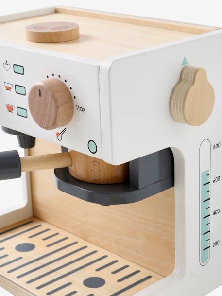 Machine à café et à thé en bois FSC® multicolore 3 - vertbaudet enfant 