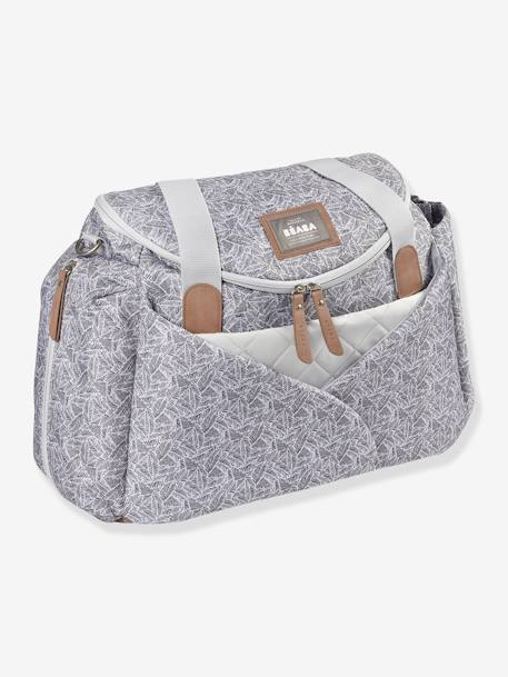 Sac à langer Sydney II BEABA GRIS IMP ALL OVER+gris imprimé+Play print corail+vert sauge 2 - vertbaudet enfant 