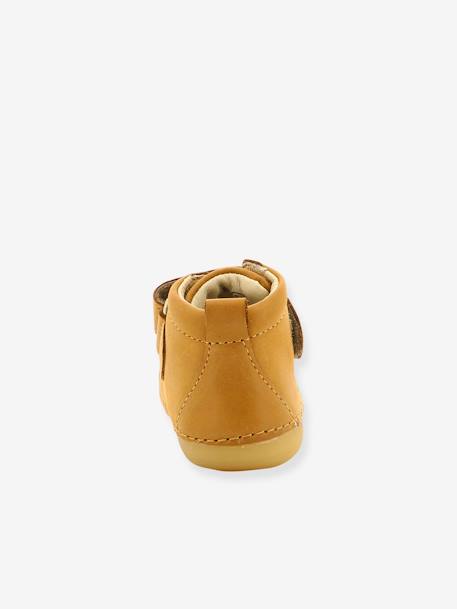 Bottillons cuir bébé garçon Sabio KICKERS® 1ers pas camel+encre+marine 5 - vertbaudet enfant 