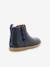 Boots fille Vetudi KICKERS® camel or+marine métallisé+marron bronze 10 - vertbaudet enfant 