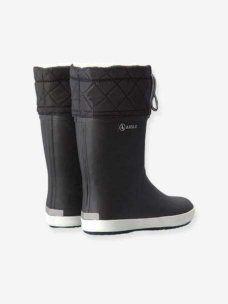 Bottes de pluie fourrées enfant Lolly Pop Giboulée AIGLE® marine blanc+noir blanc+rouge/blanc 10 - vertbaudet enfant 