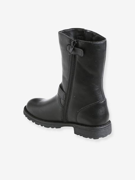 Bottes esprit motard fille NOIR 3 - vertbaudet enfant 