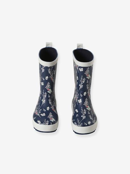 Bottes de pluie fille en caoutchouc BLEU MARINE 4 - vertbaudet enfant 