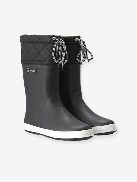 Bottes de pluie fourrées enfant Lolly Pop Giboulée AIGLE® marine blanc+noir blanc+rouge/blanc 7 - vertbaudet enfant 