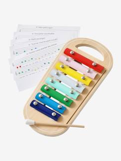 Jouet-Xylophone avec partitions en bois FSC®