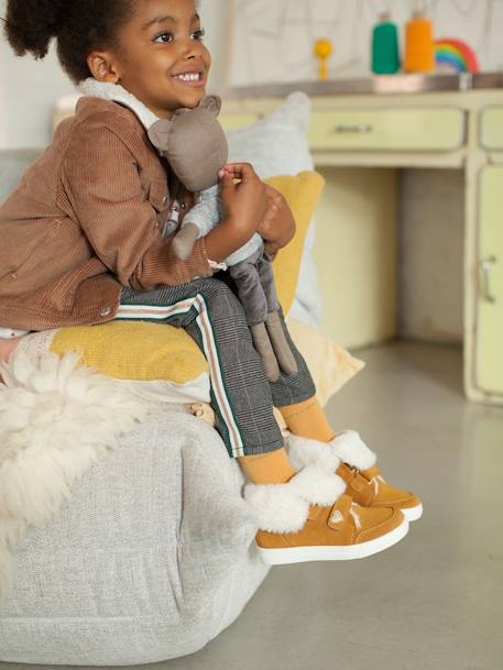 Bottines fourrées transformables en cuir fille CAMEL 8 - vertbaudet enfant 