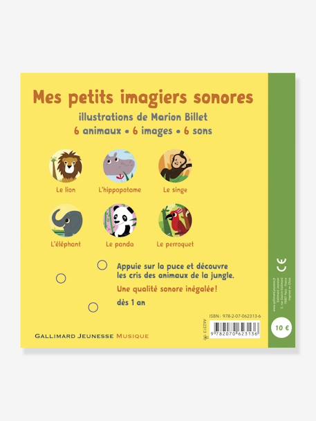 Livre sonore La jungle GALLIMARD JEUNESSE jaune 2 - vertbaudet enfant 