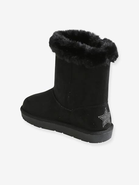 Bottes fourrées fille Noir 6 - vertbaudet enfant 