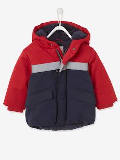 Bébé-Manteau, combipilote, nid d'ange-Manteau-Doudoune colorblock bébé garçon