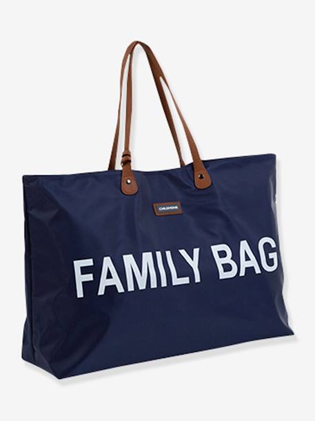 Sac à langer Family Bag CHILDHOME Marine+Noir+VERT CLAIR UNI AVEC DECOR 4 - vertbaudet enfant 