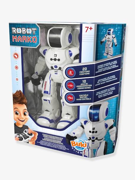MARKO - Robot sans écran et sans tablette BUKI BLANC 2 - vertbaudet enfant 