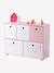 Meuble de rangement 5 bacs LIGNE FEERIE rose étoiles 1 - vertbaudet enfant 