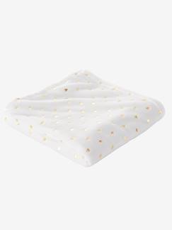 Linge de maison et décoration-Linge de lit enfant-Plaid enfant motifs dorés