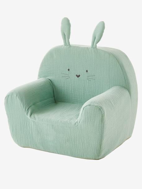 Fauteuil en mousse personnalisable Lapin VERT 2 - vertbaudet enfant 