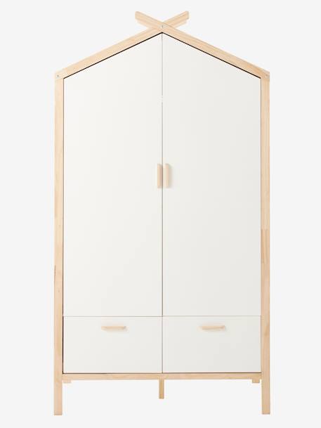 Armoire cabane ROBINSON blanc mate 4 - vertbaudet enfant 