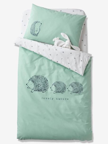 Drap-housse bébé Bio Collection LOVELY NATURE ivoire 2 - vertbaudet enfant 