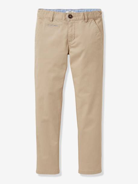 Chino garçon CYRILLUS Beige+kaki+Marine 1 - vertbaudet enfant 