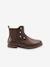 Boots fantaisie fille petit talon MARRON 2 - vertbaudet enfant 