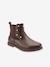 Boots fantaisie fille petit talon MARRON 1 - vertbaudet enfant 