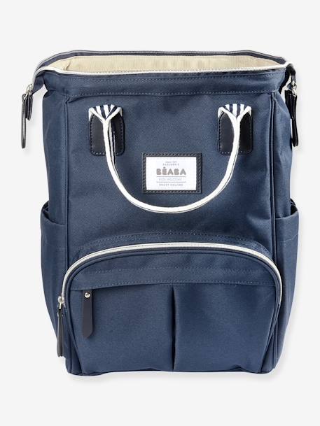 Sac à dos à langer BEABA Wellington Blue marine+Heather grey 2 - vertbaudet enfant 