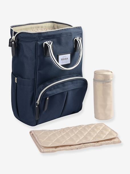 Sac à dos à langer BEABA Wellington Blue marine+Heather grey 6 - vertbaudet enfant 