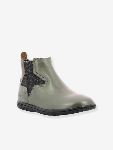 Boots fille Vermillon KICKERS® Taupe métallisé 1 - vertbaudet enfant 