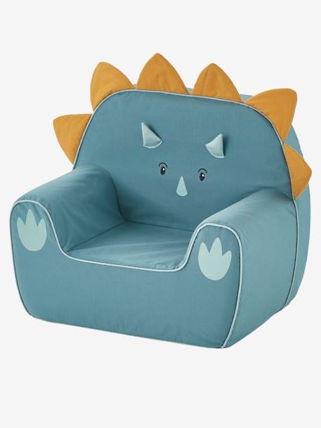 Fauteuil en mousse dino Triceratops Bleu 2 - vertbaudet enfant 