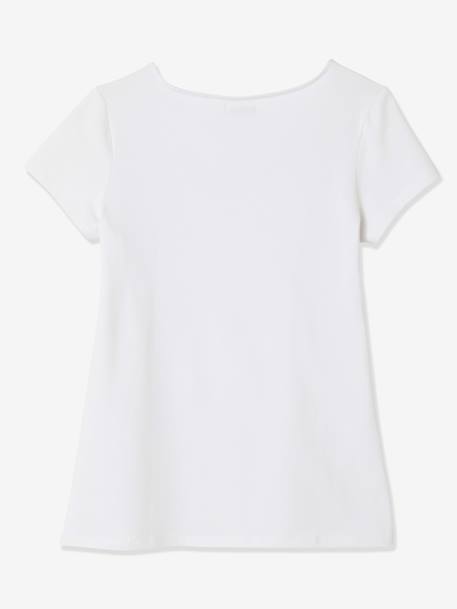 Lot de 2 T-shirts cache-coeur grossesse et allaitement Lot marine/gris+Lot noir/blanc+Lot noir/rose pâle 13 - vertbaudet enfant 