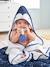 Coffret cape de bain + gant Pingouin blanc / bleu 1 - vertbaudet enfant 