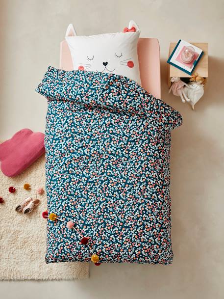 Drap-housse enfant CHAT WAOU rose 2 - vertbaudet enfant 