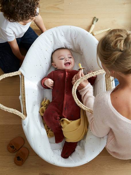 Couffin en fibres naturelles vertbaudet naturel 1 - vertbaudet enfant 