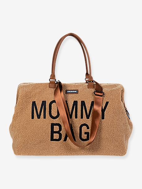 Sac à langer Mommy Bag large Teddy - CHILDHOME BEIGE+écru 2 - vertbaudet enfant 