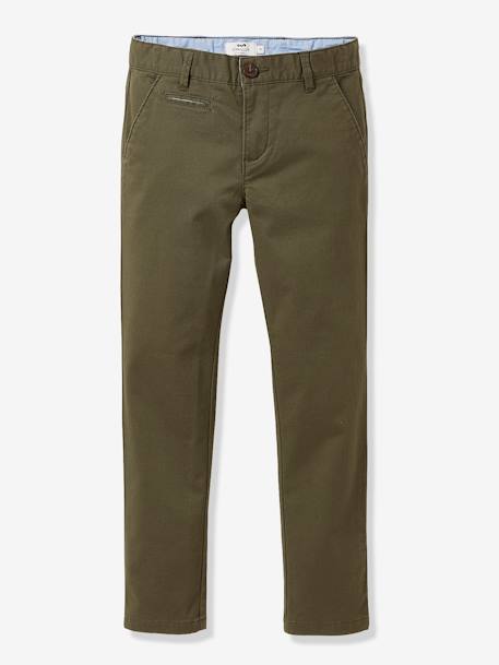 Chino garçon CYRILLUS Beige+kaki+Marine 4 - vertbaudet enfant 