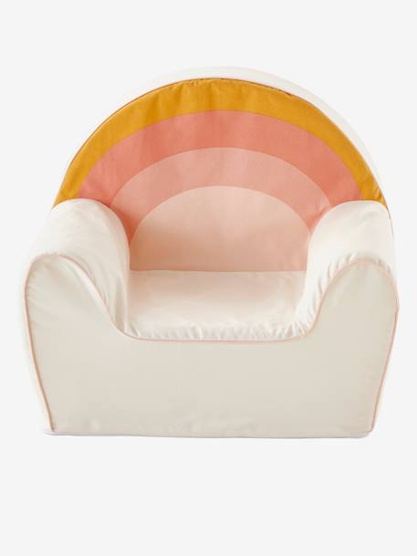 Fauteuil en mousse personnalisable Arc-en-ciel Blanc 4 - vertbaudet enfant 