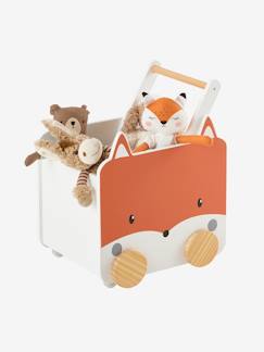 Idées cadeaux bébés et enfants-Chambre et rangement-Rangement-Coffre à roulettes Renard