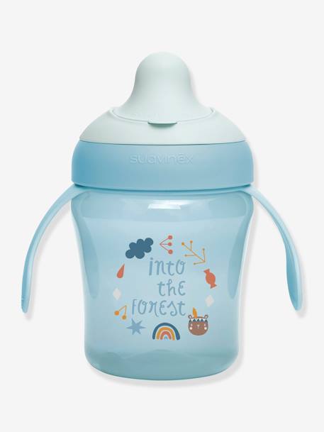 Tasse d'apprentissage avec anses et bec rigide SUAVINEX FORET BLEU 2 - vertbaudet enfant 